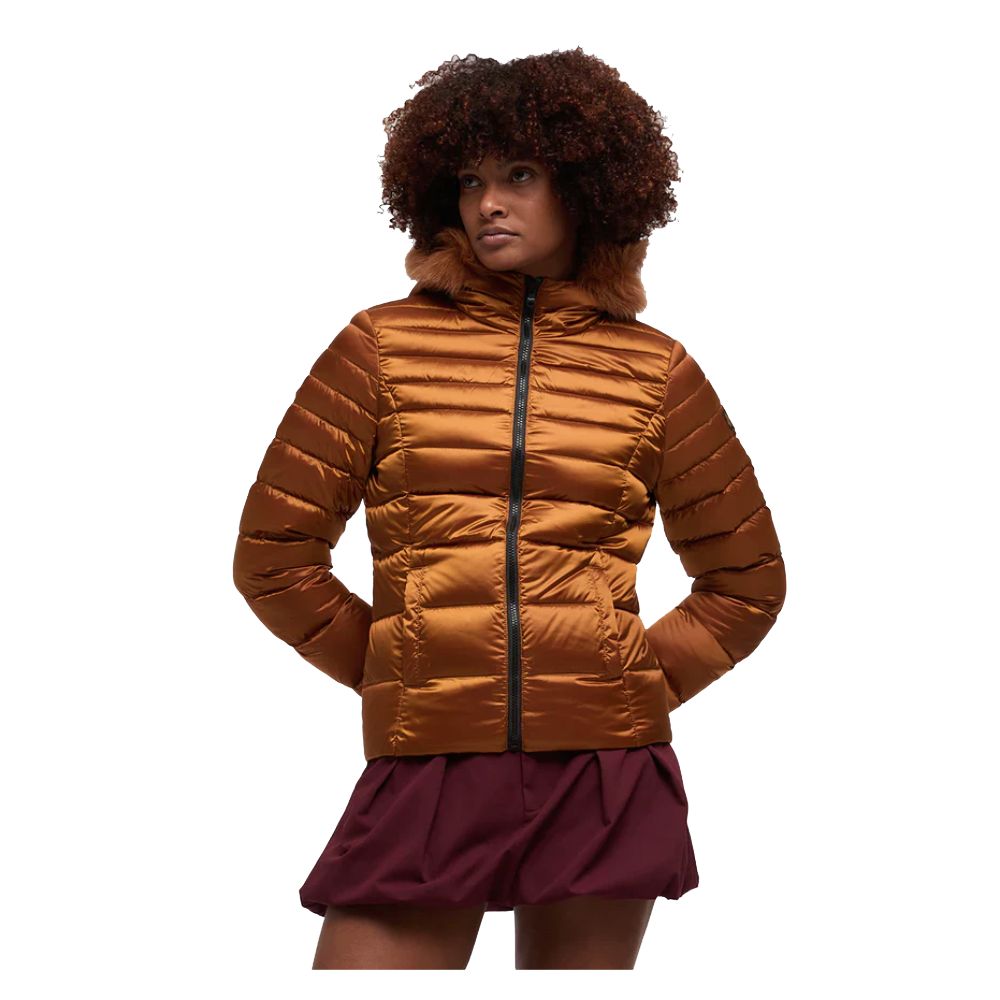 Refrigiwear Orange Nylon Women Jacket