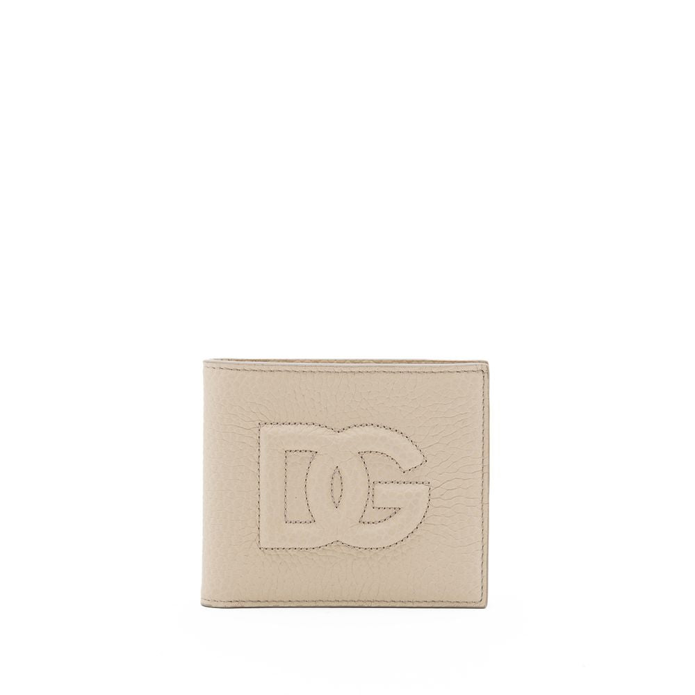 Dolce & Gabbana Beige Leather Wallet - ACCEXO