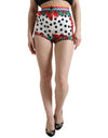 Multicolor Floral Polka Dot Hot Pants Shorts