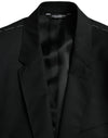Black Wool MARTINI Single Breasted Blazer