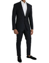 Dark Blue Wool NAPOLI Formal 2 Piece Suit