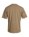 Brown Cotton Symbolic Jersey Vintage Crew Neck T-shirt