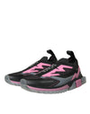 Black Pink Slip On Sorrento Sneakers Shoes