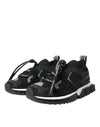 Black Mesh Sorrento Trekking Sneakers Shoes