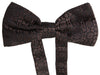 Elegant Silk Brown Bow Tie