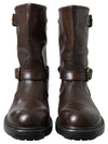 Brown Leather Midcalf Mens Boots