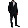 Blue MARTINI Wool Formal 2 Piece Suit