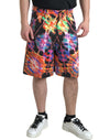 Multicolor Printed Bermuda Shorts