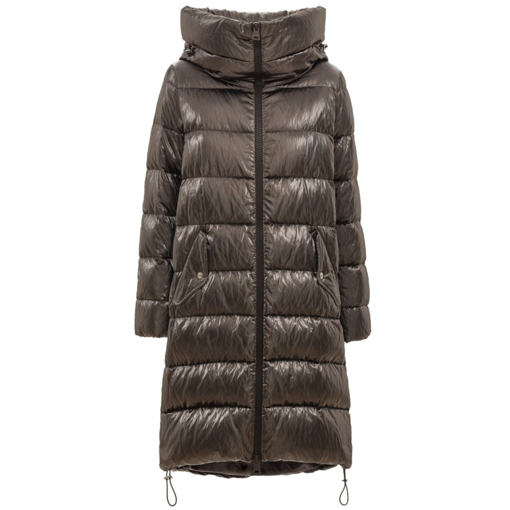 Herno Silver Viscose Jackets & Coat - ACCEXO