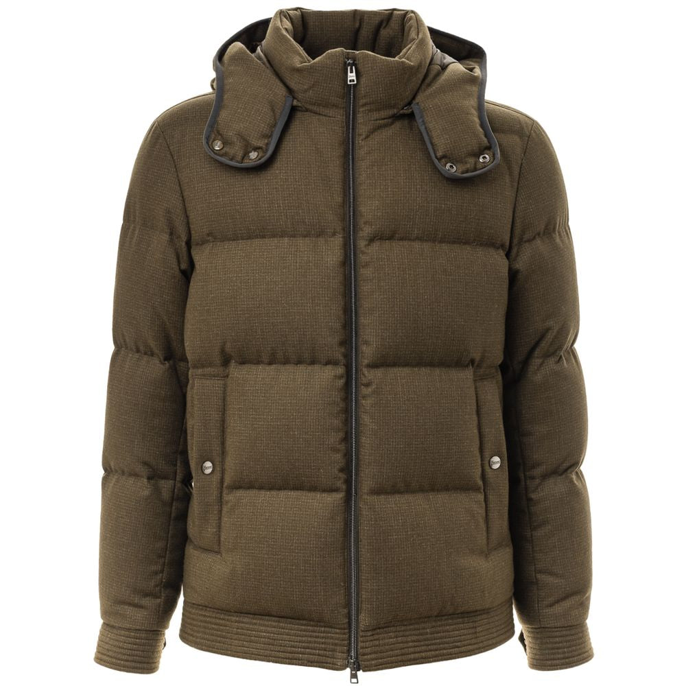 Herno Green Wool Jacket - ACCEXO