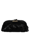 Dolce & Gabbana Black Nylon Fabric Belt Waist Fanny Pack Bag