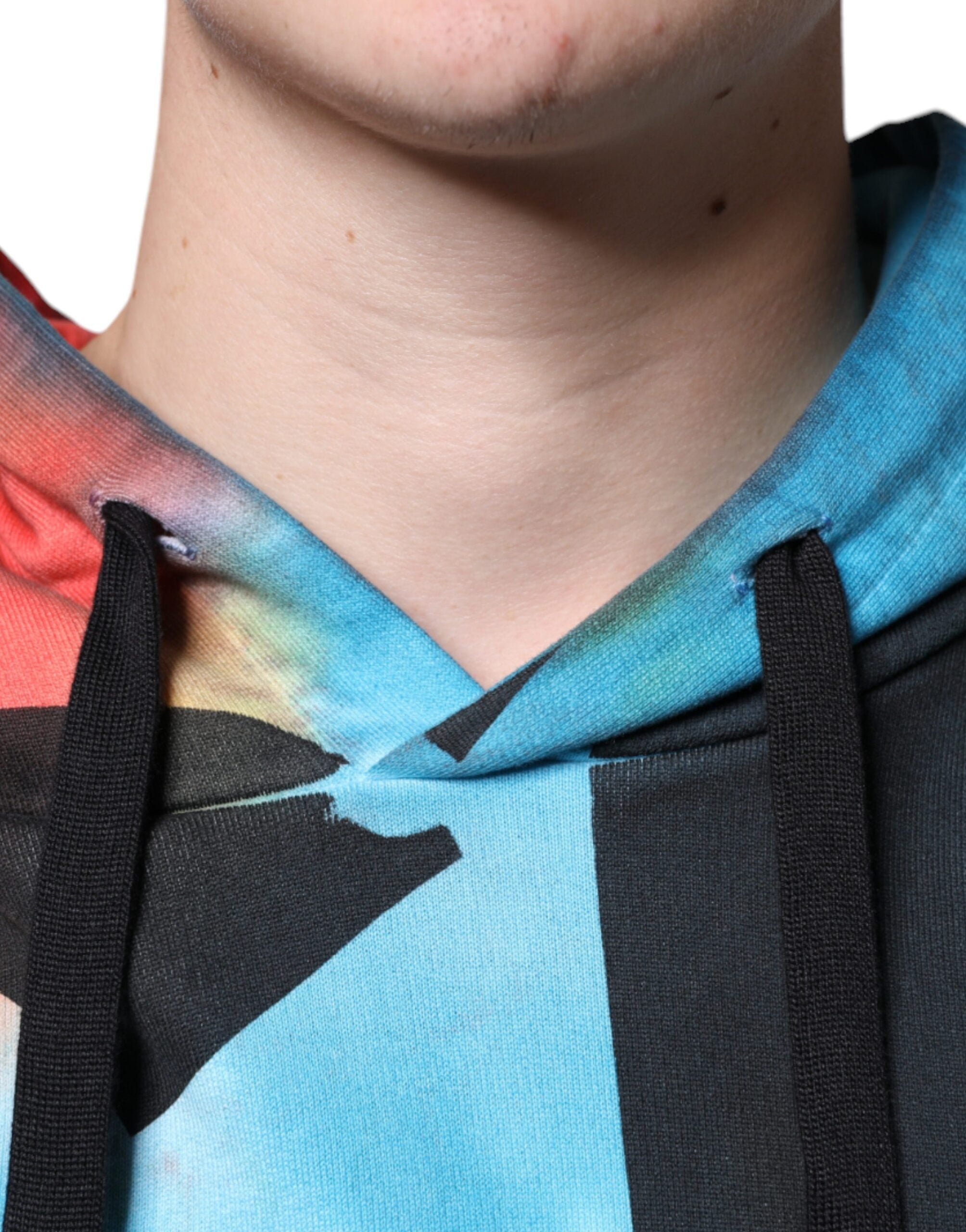Dolce & Gabbana Multicolor Tie Dye Hooded Sweatshirt Sweater - ACCEXO