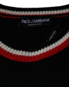 Dolce & Gabbana Black Cashmere Pig of the Year Pullover Sweater