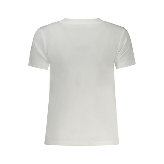 Guess Jeans White Cotton Tops & T-Shirt