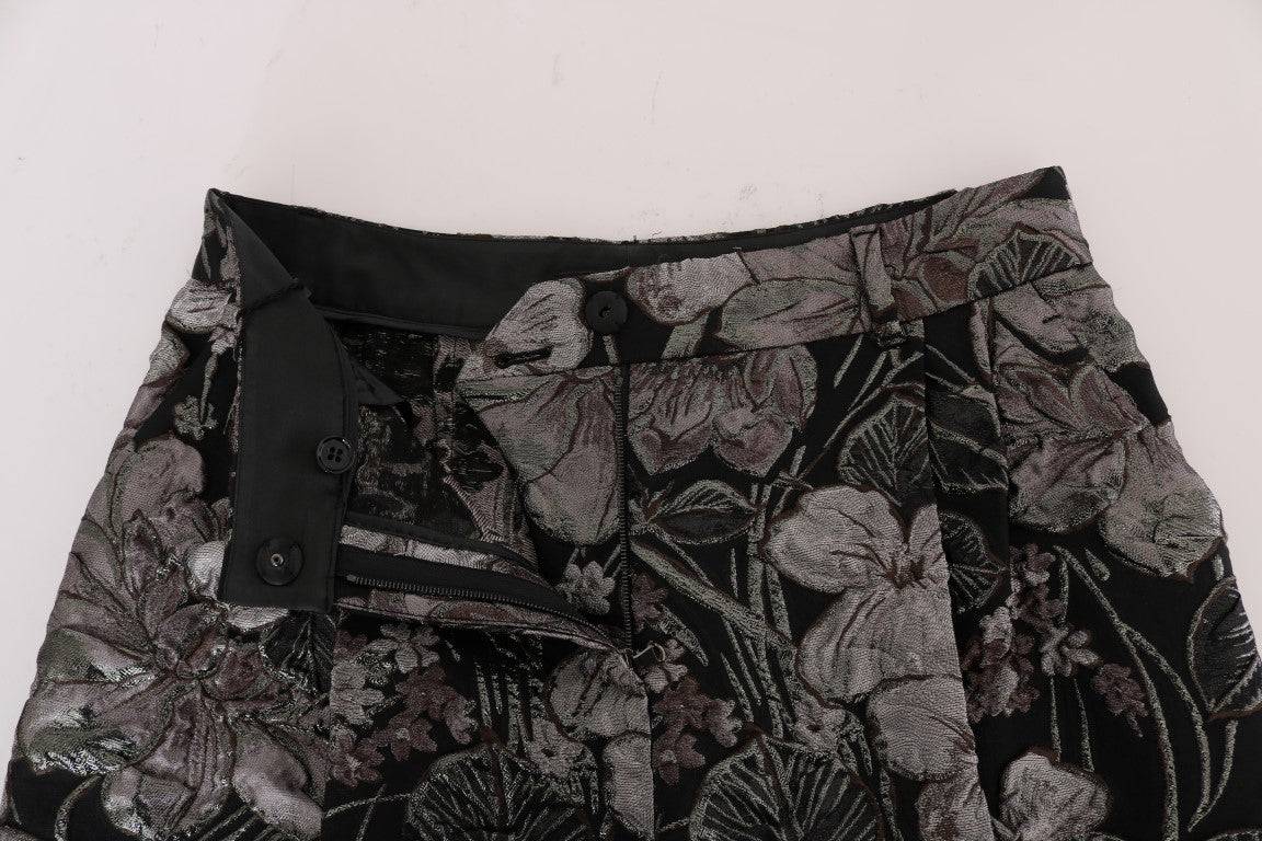 Dolce & Gabbana Elegant High-Waist Brocade Shorts - ACCEXO