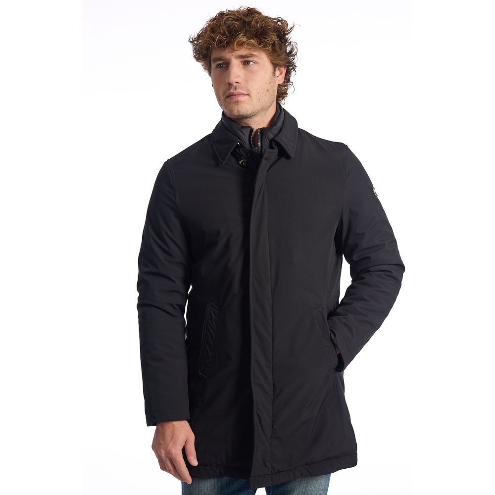 Baldinini Trend Black Polyester Jacket - ACCEXO