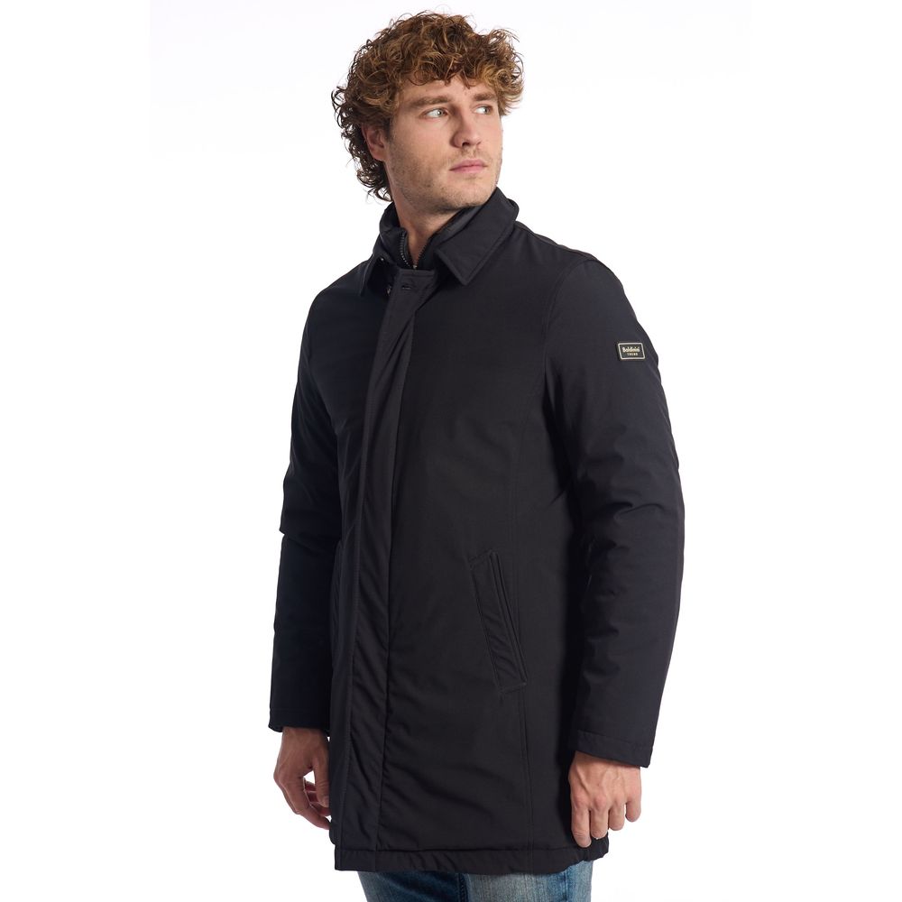 Baldinini Trend Black Polyester Jacket - ACCEXO