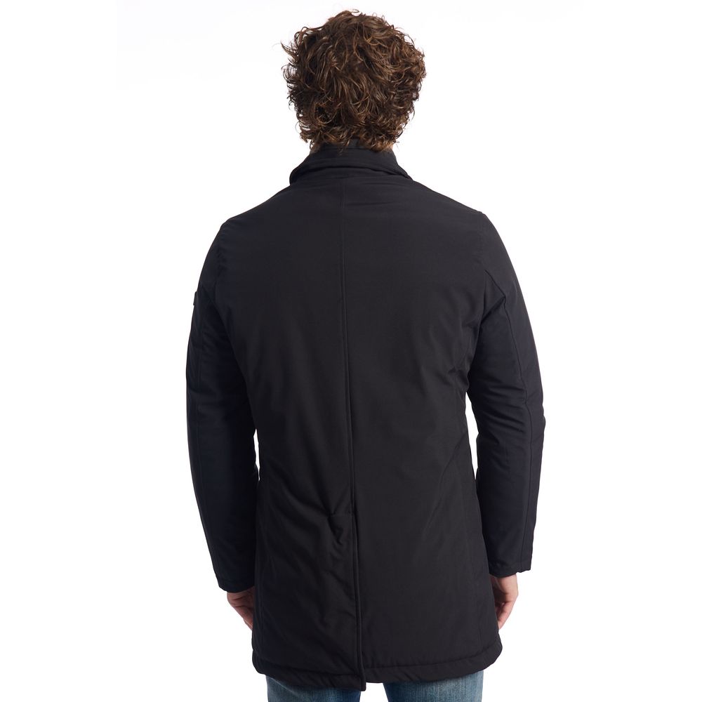 Baldinini Trend Black Polyester Jacket - ACCEXO