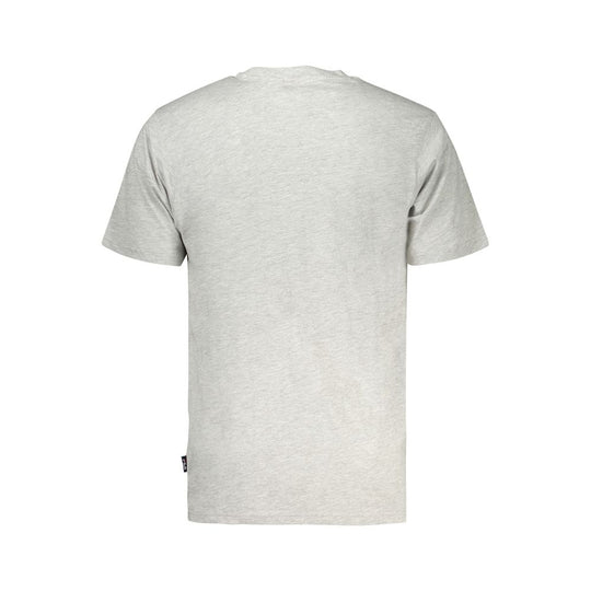 Fila Gray Cotton Men T-Shirt