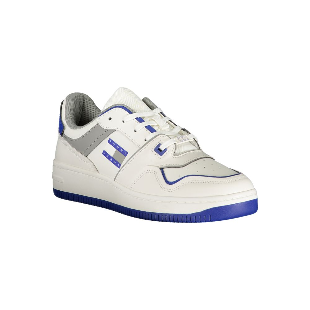 Tommy Hilfiger White Polyethylene Men Sneaker