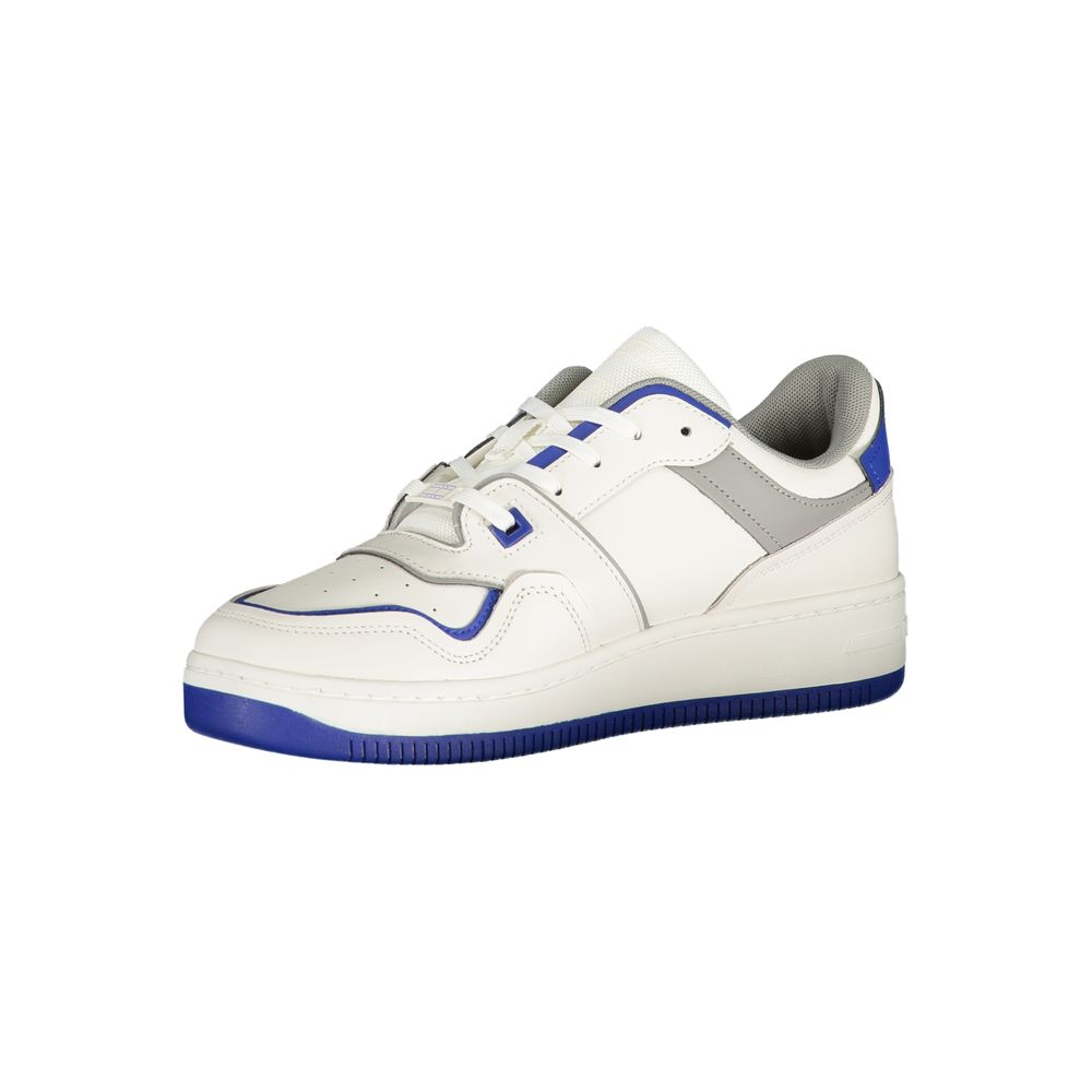 Tommy Hilfiger White Polyethylene Men Sneaker