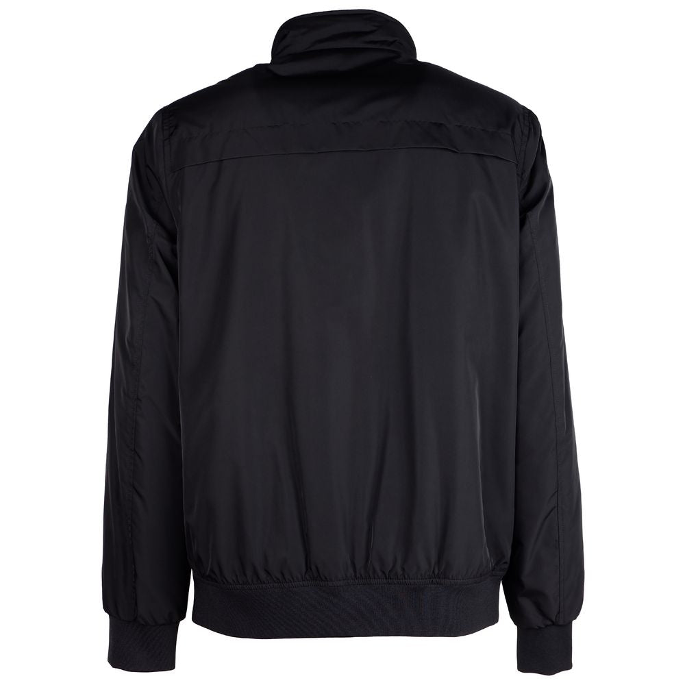 La Martina Black Polyester Jacket - ACCEXO