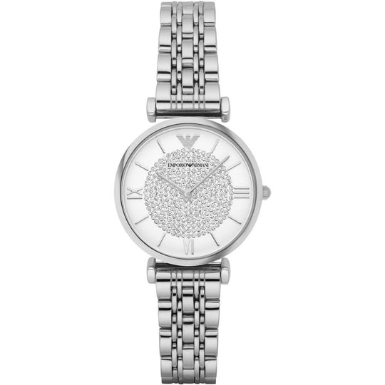 Armani Silver Steel Watch