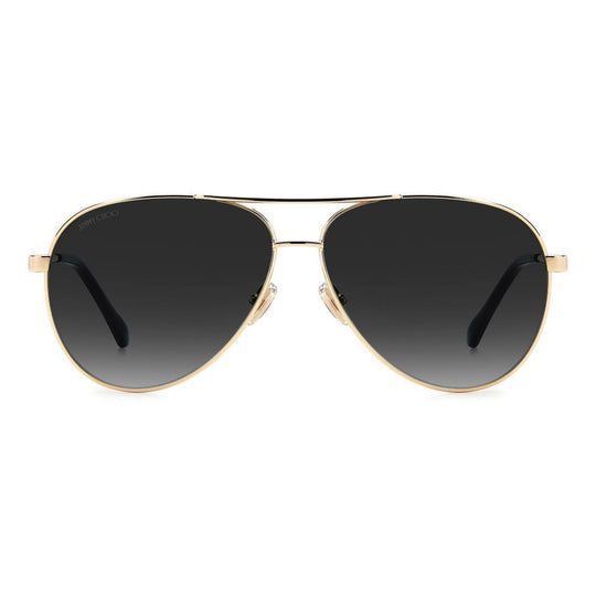 Jimmy Choo Gold Metal Sunglasses