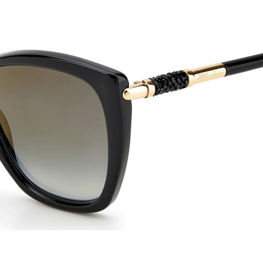 Jimmy Choo Black Plastic Sunglasses