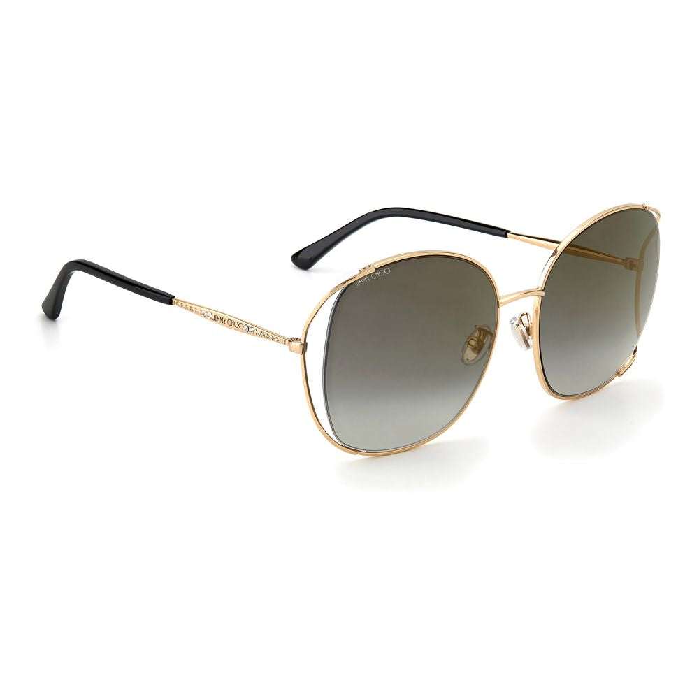 Jimmy Choo Rose Gold Metal Sunglasses