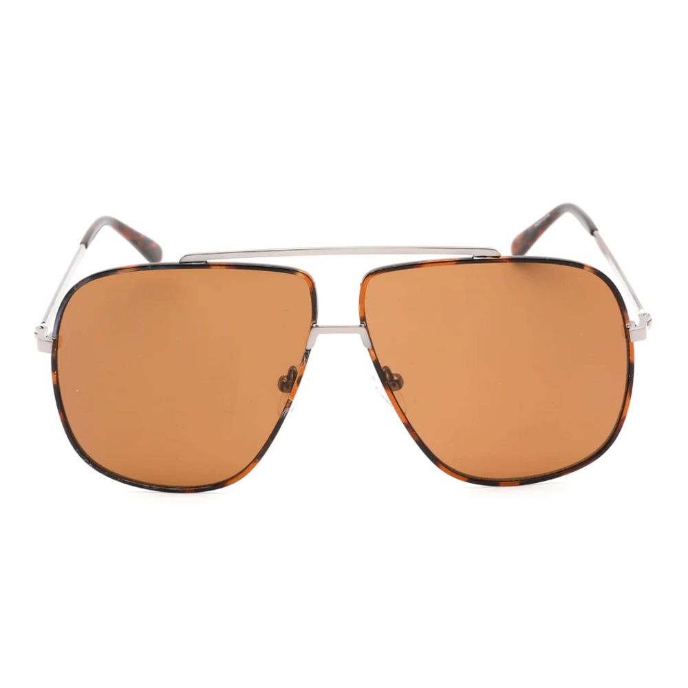 Guess Brown Metal Sunglasses