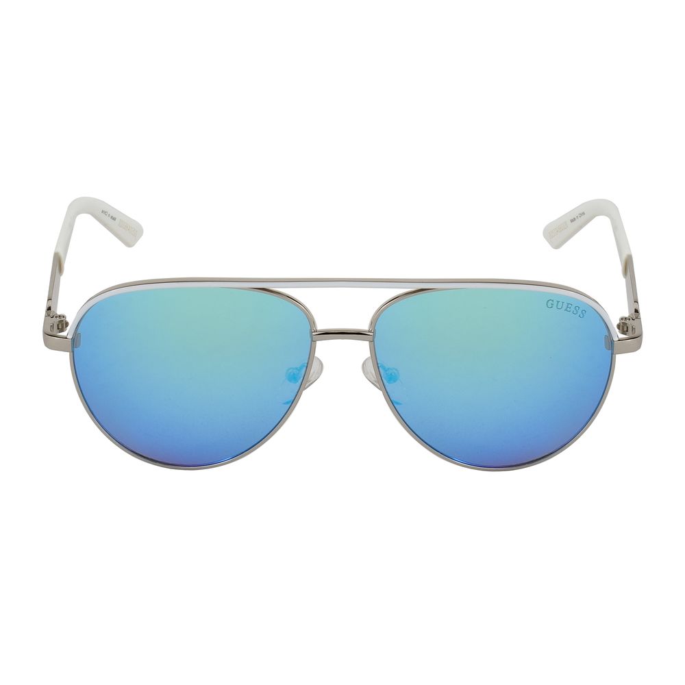 Guess Gray Metal Sunglasses