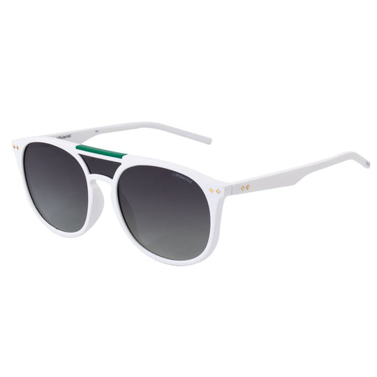 Polaroid White Acetate Sunglasses