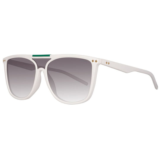 Polaroid White Acetate Sunglasses