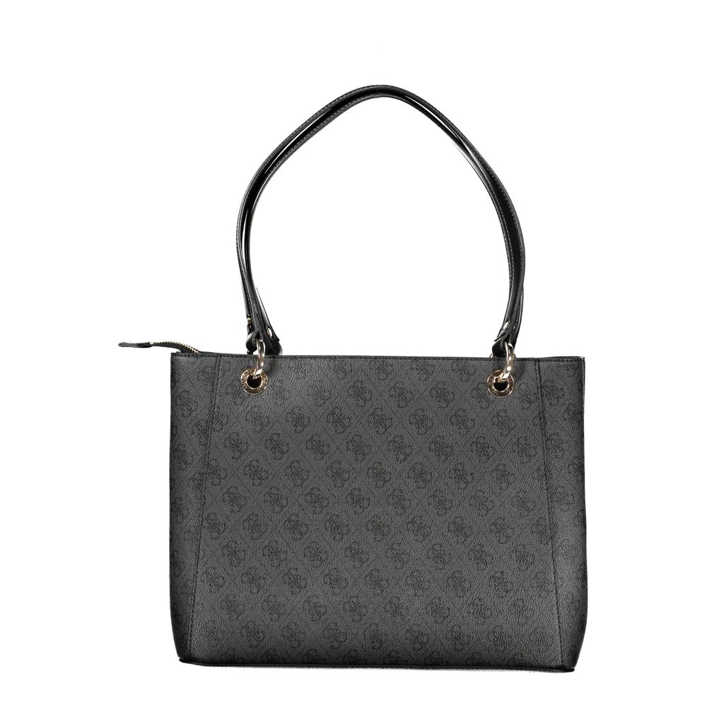 Guess Jeans Black Polyethylene Handbag - ACCEXO