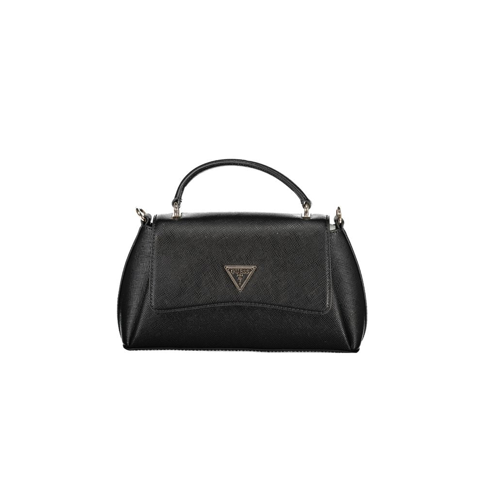 Guess Jeans Black Polyethylene Handbag - ACCEXO