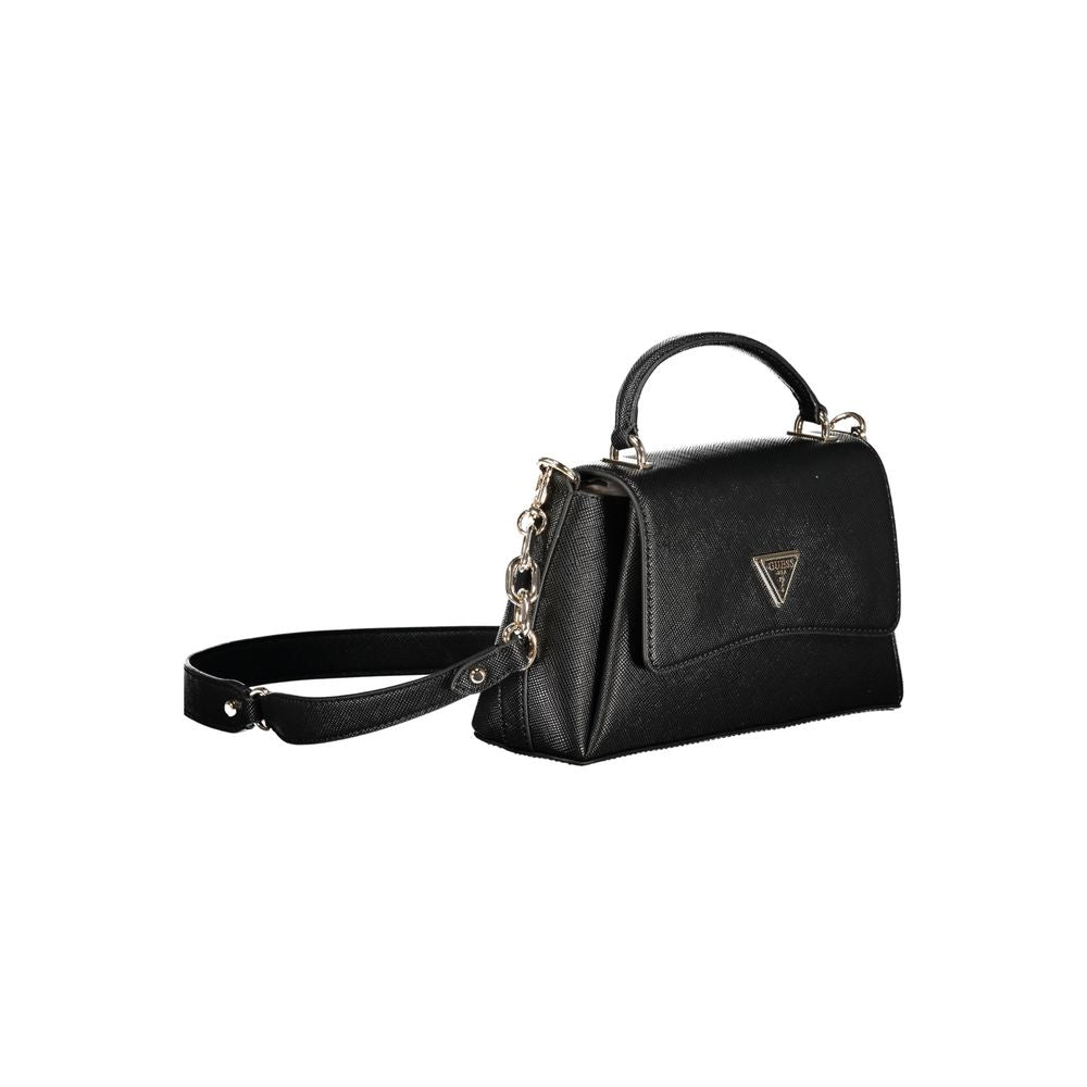 Guess Jeans Black Polyethylene Handbag - ACCEXO