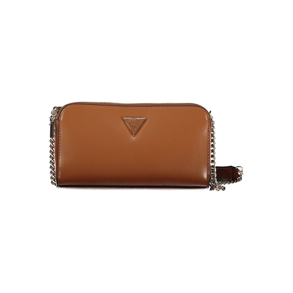 Guess Jeans Brown Polyethylene Handbag - ACCEXO