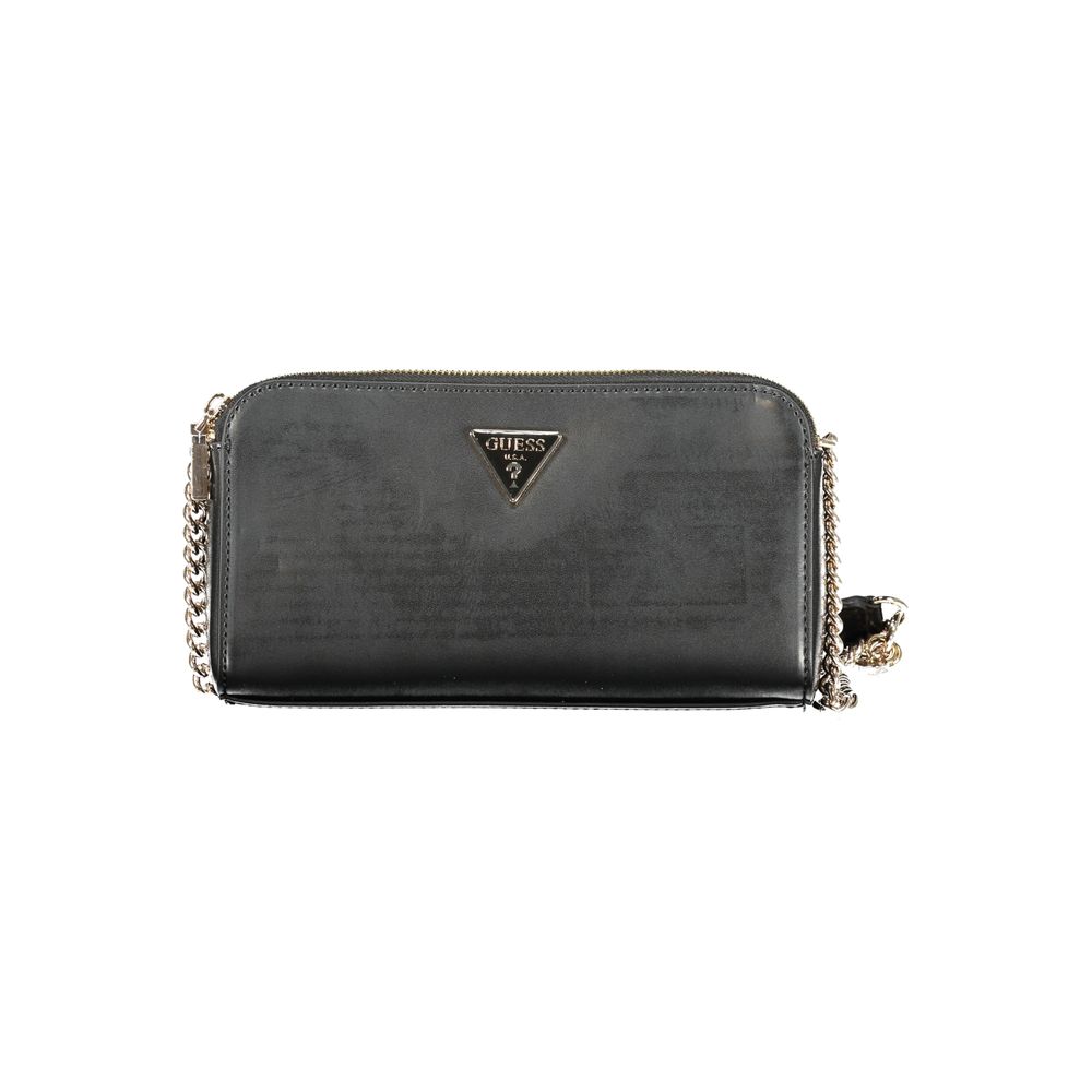 Guess Jeans Black Polyethylene Handbag - ACCEXO