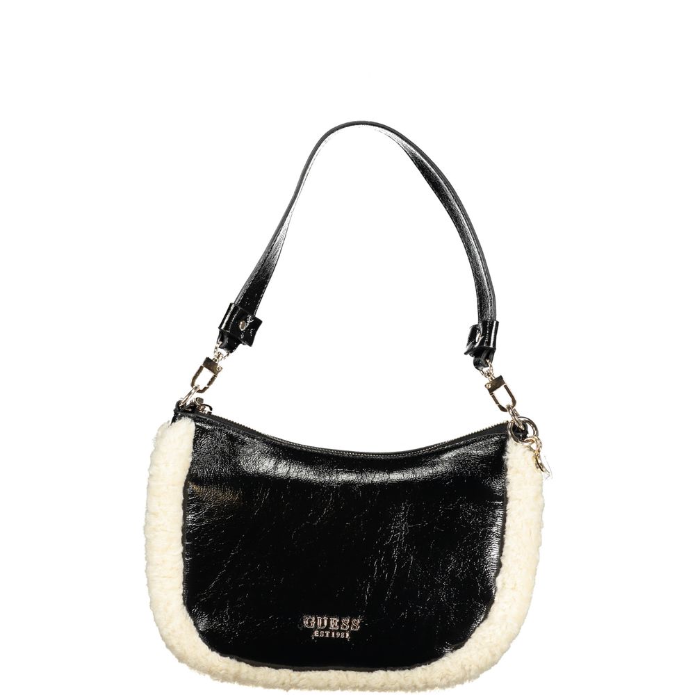 Guess Jeans Black Polyethylene Handbag - ACCEXO