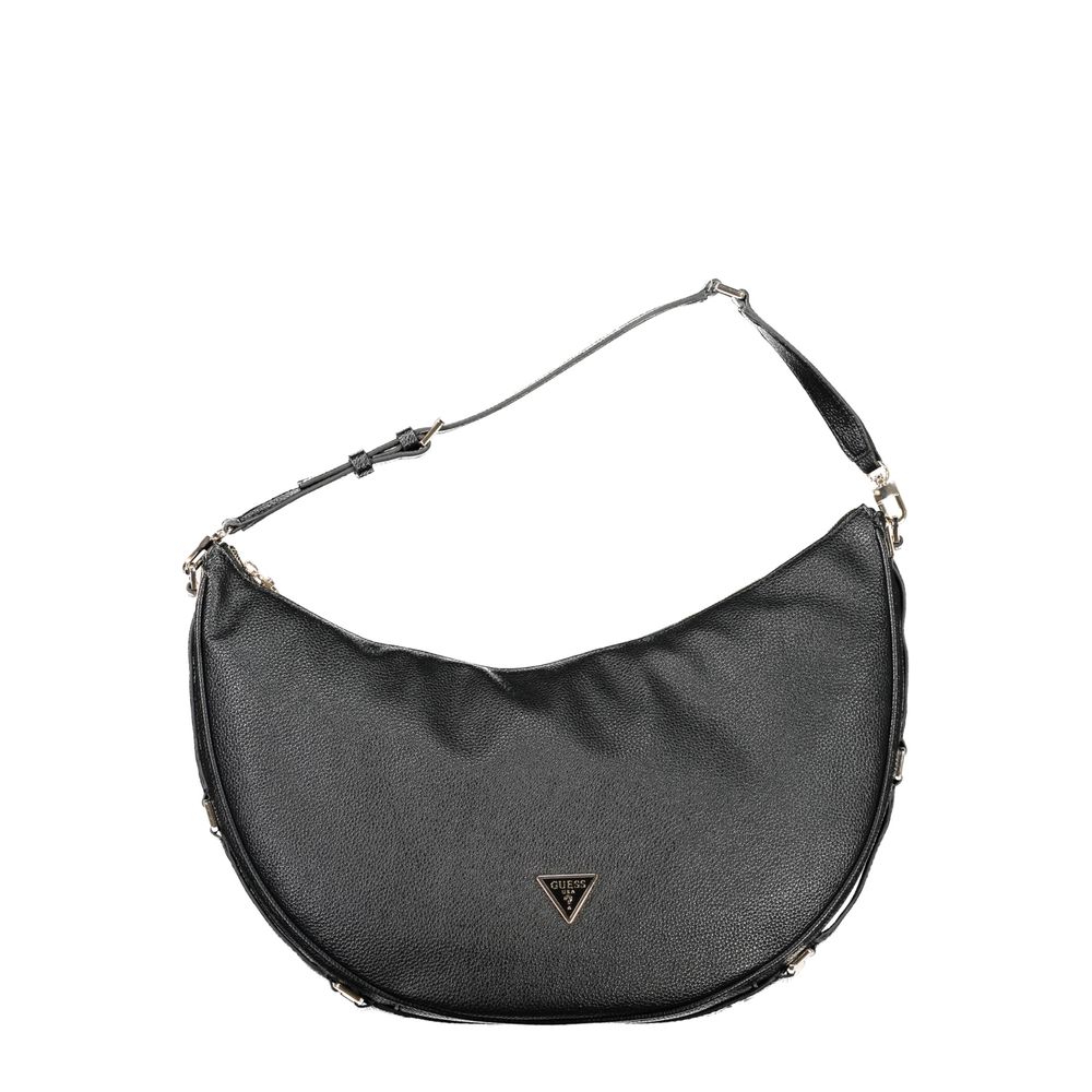 Guess Jeans Black Polyethylene Handbag - ACCEXO