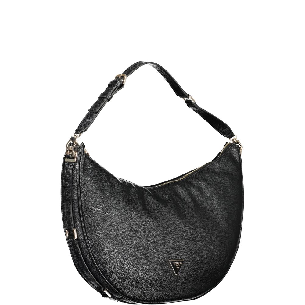 Guess Jeans Black Polyethylene Handbag - ACCEXO