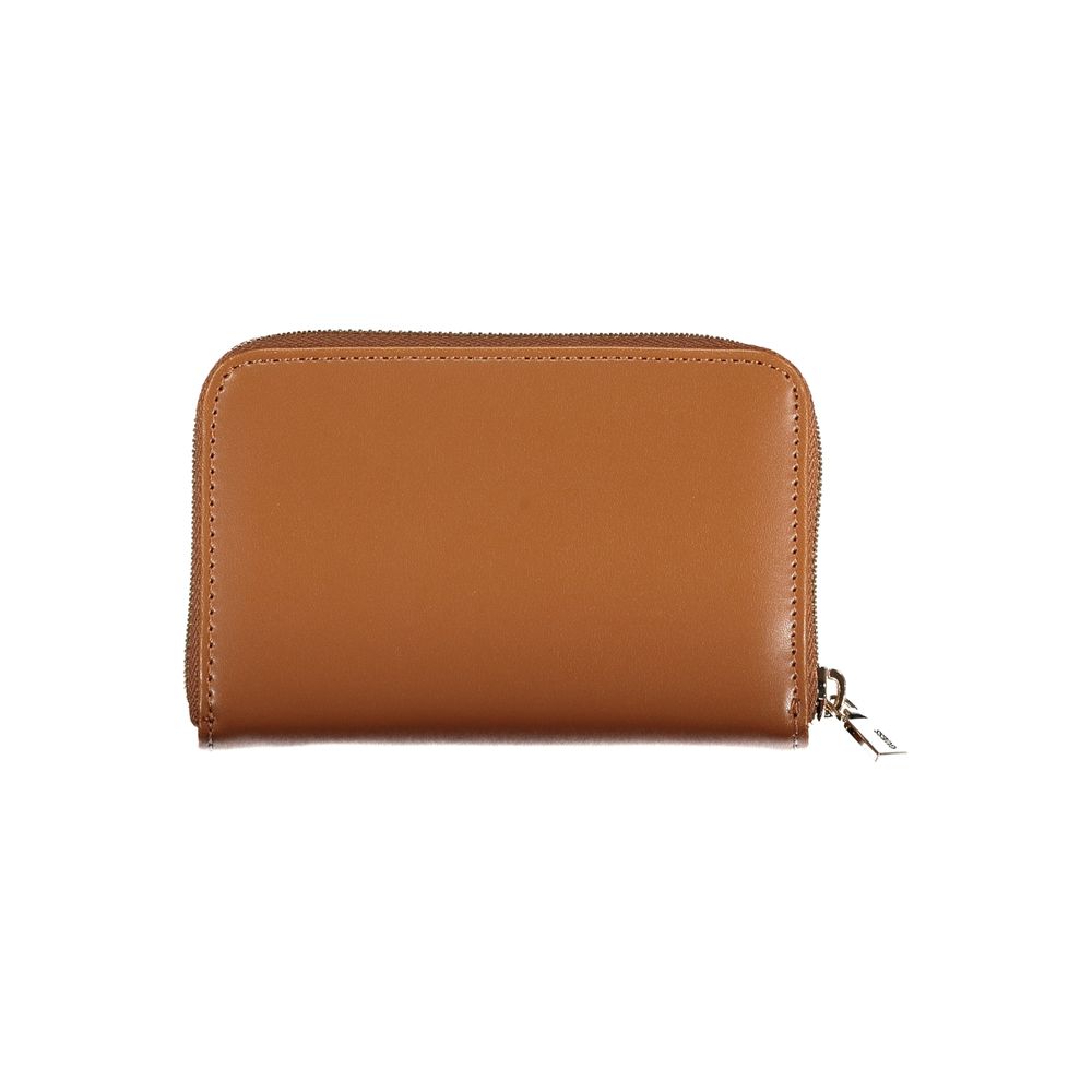 Guess Jeans Brown Polyethylene Wallet - ACCEXO