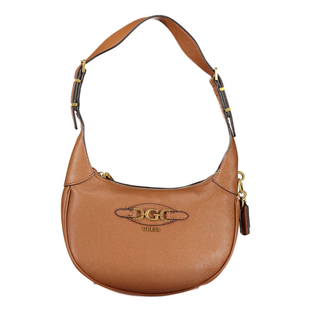 Guess Jeans Brown Polyethylene Handbag - ACCEXO