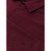 Corneliani Bordeaux Cotton Polo Shirt