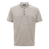 Corneliani Gray Cotton Polo Shirt