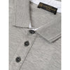 Corneliani Gray Cotton Polo Shirt