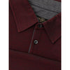 Corneliani Bordeaux Wool Polo Shirt