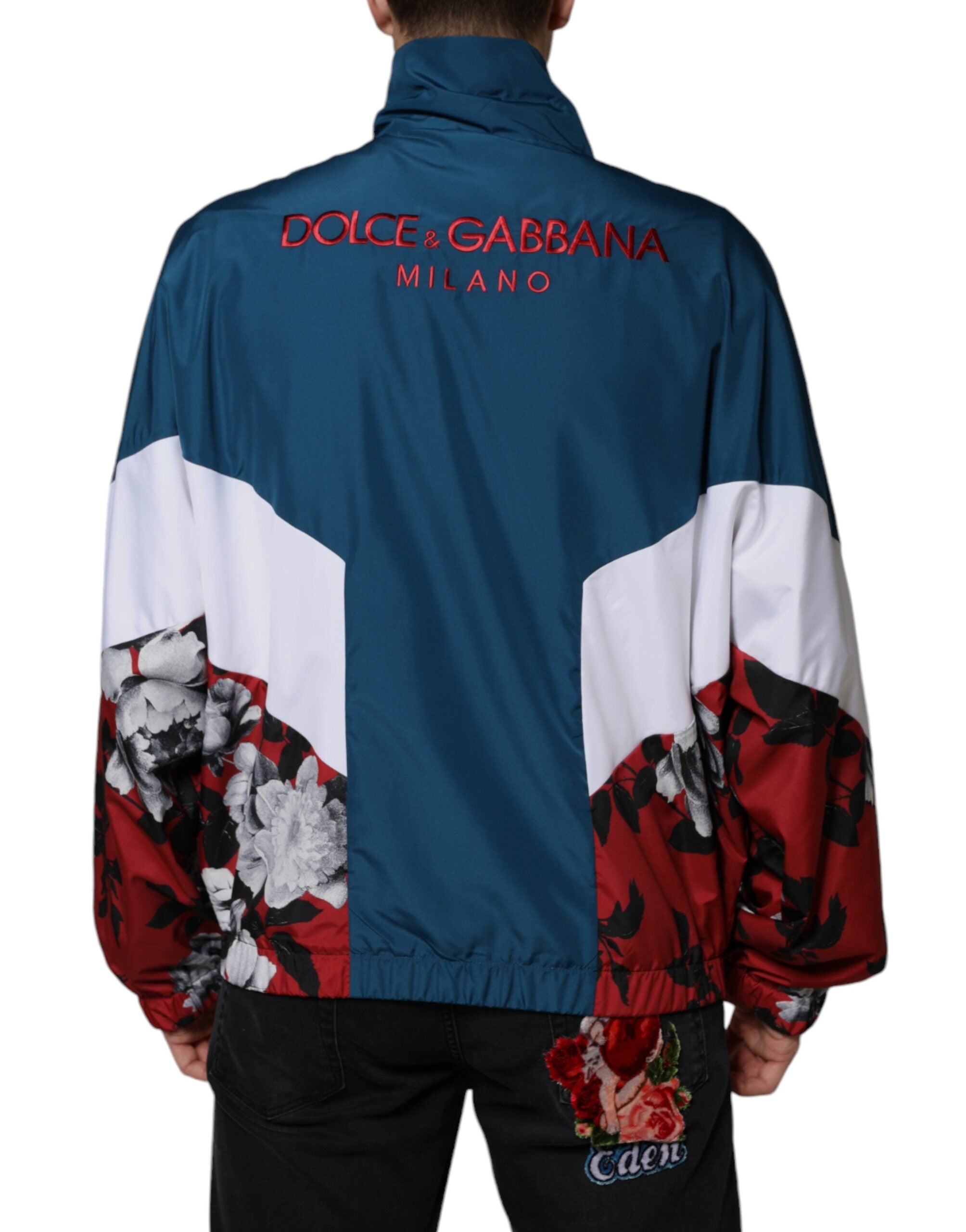 Dolce & Gabbana Multicolor Polyester Full Zip Jacket - ACCEXO