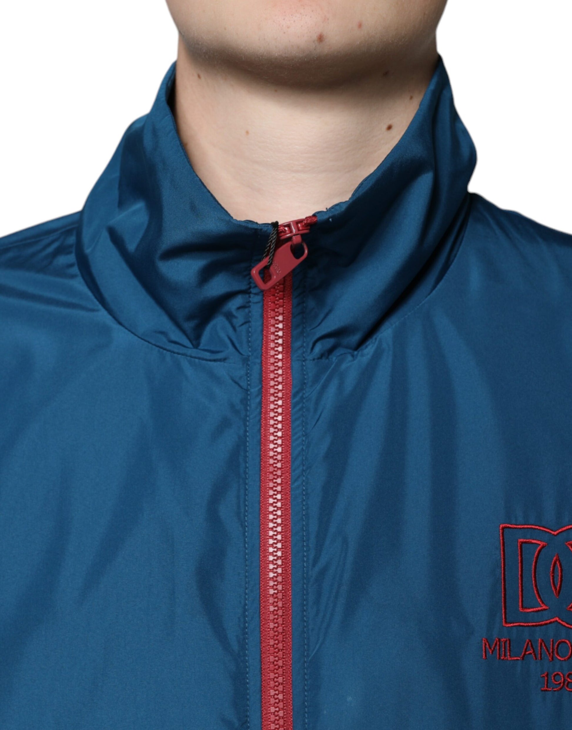 Dolce & Gabbana Multicolor Polyester Full Zip Jacket - ACCEXO